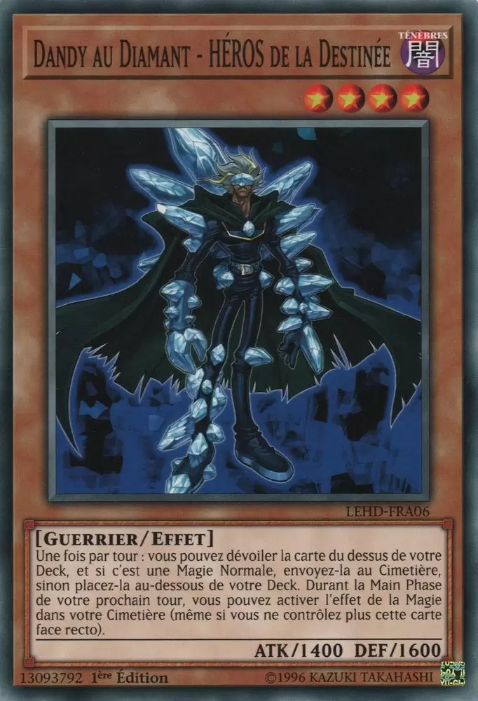 Decks du Héro Légendaire LEHD - Dandy au Diamant - HÉROS de la Destinée