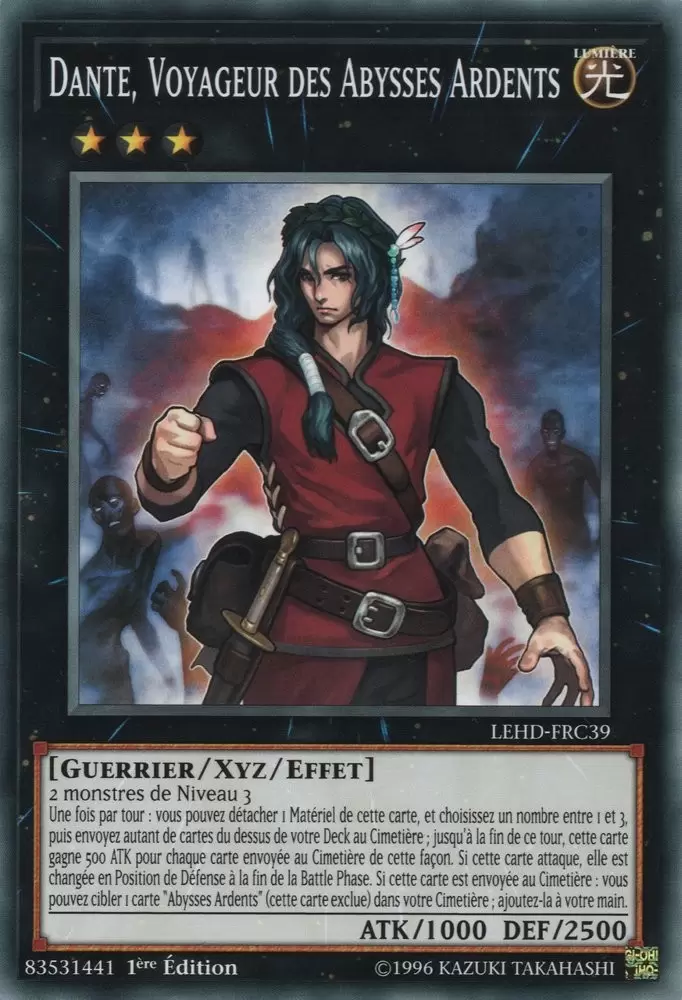 Decks du Héro Légendaire LEHD - Dante, Voyageur des Abysses Ardents