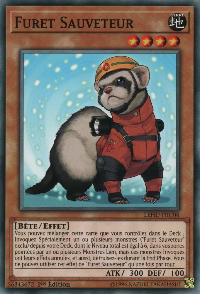Decks du Héro Légendaire LEHD - Furet Sauveteur