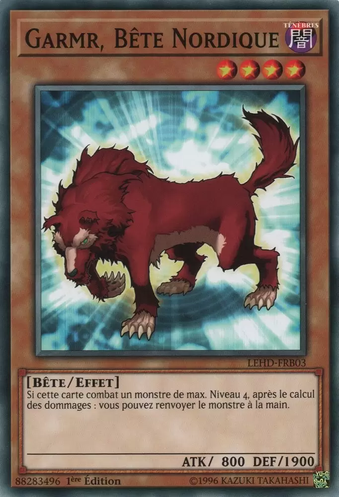 Decks du Héro Légendaire LEHD - Garmr, Bête Nordique