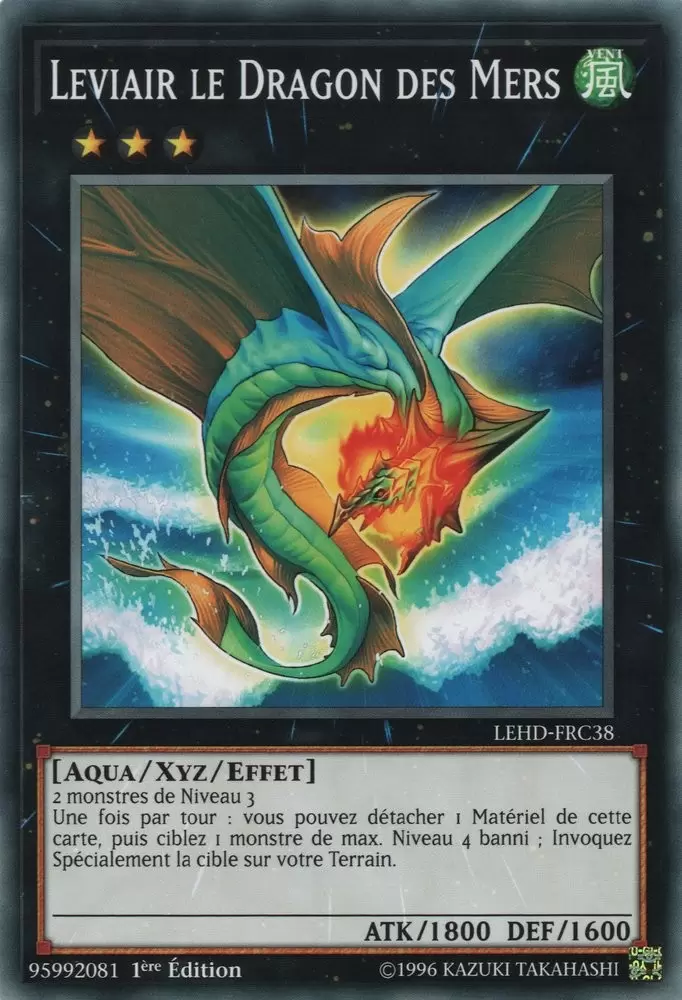 Decks du Héro Légendaire LEHD - Leviair le Dragon des Mers