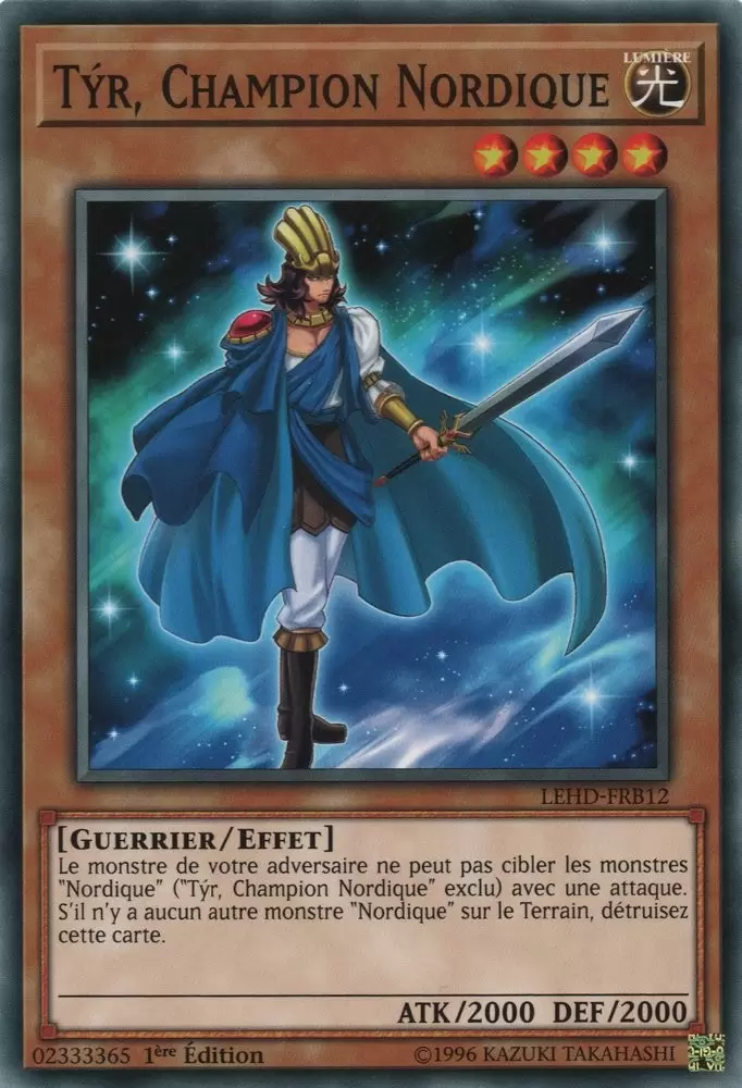 Decks du Héro Légendaire LEHD - Týr, Champion Nordique