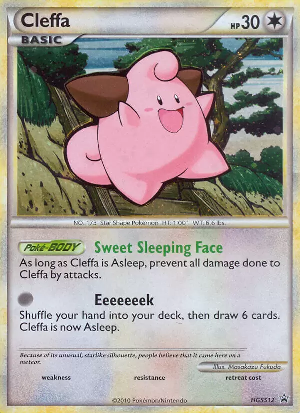 HeartGold SoulSilver Promos - Cleffa holo