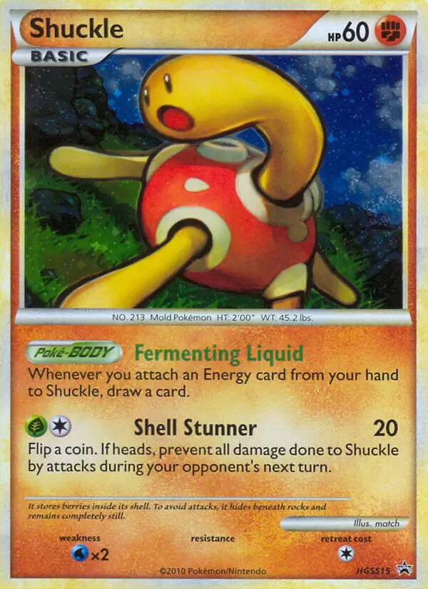 HeartGold SoulSilver Promos - Shuckle holo