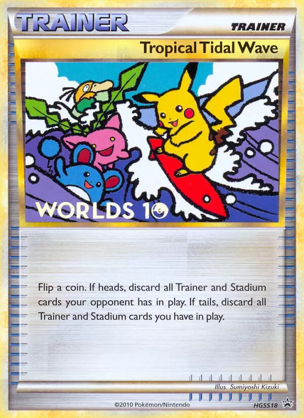 HeartGold SoulSilver Promos - Tropical Tidal Wind Worlds 10