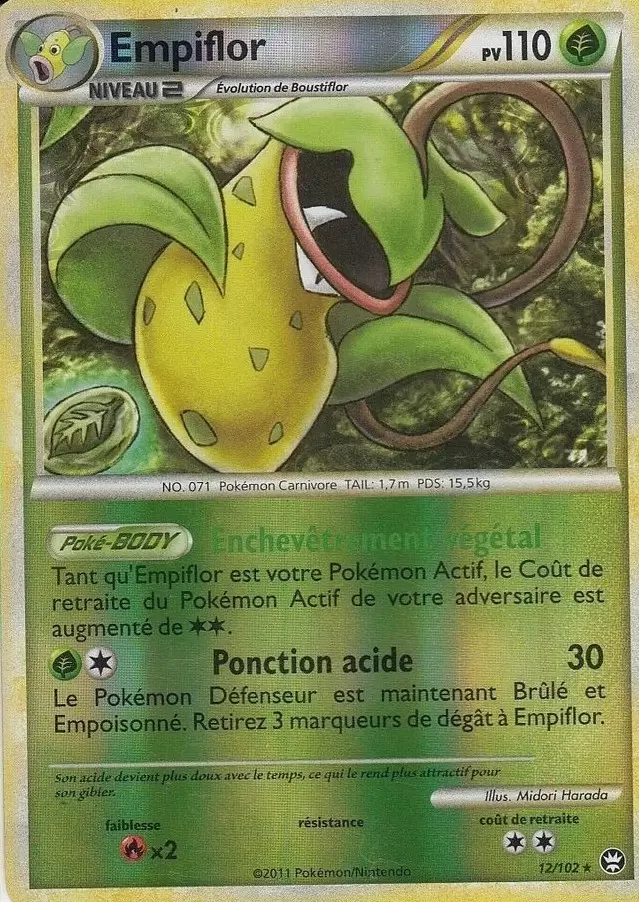 Pokémon Série HS-Triomphe - Empiflor Reverse