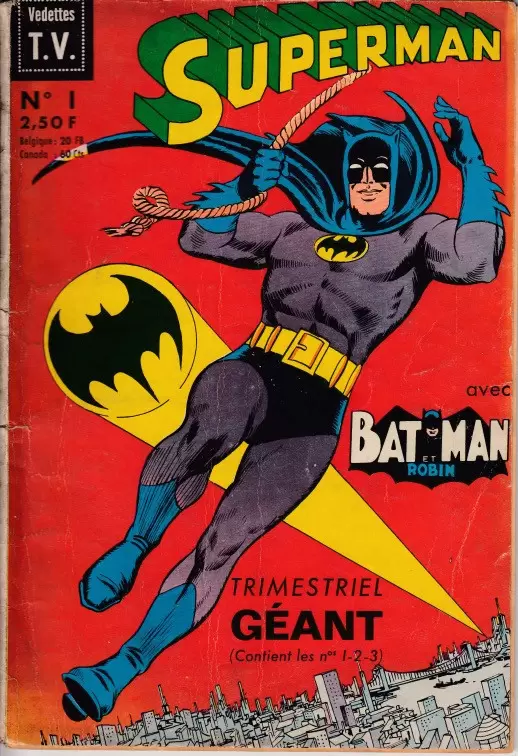 Superman et Batman (Interpresse - 3ème série) - Album N°1 (du n°1 au n°3)
