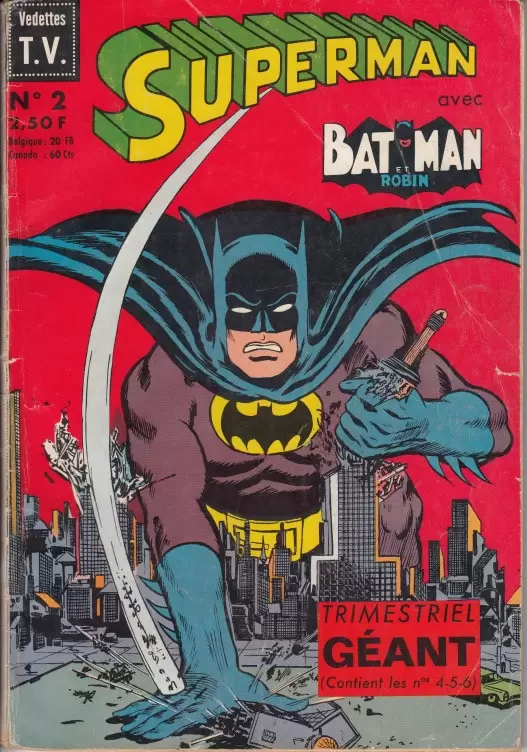 Superman et Batman (Interpresse - 3ème série) - Album N°2 (du n°4 au n°6)