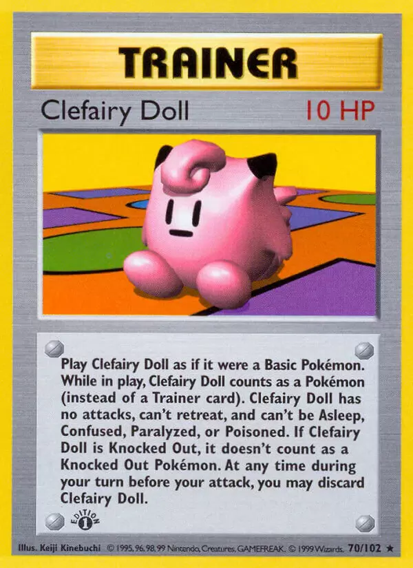 Base Set - Clefairy Doll 1st Edition