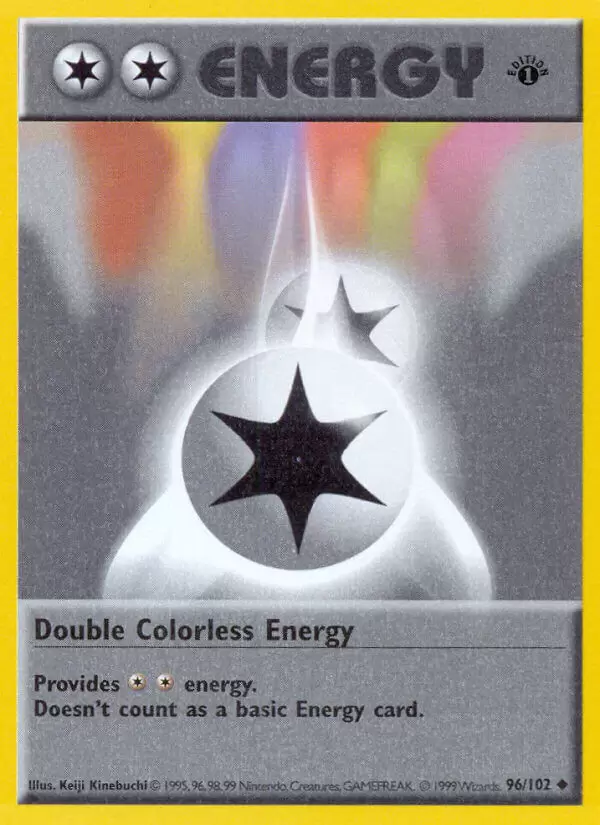 Base Set - Double Colorless Energy 1st Edition