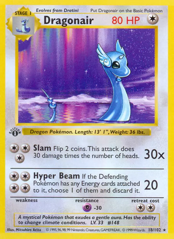 Base Set - Dragonair 1st Edition