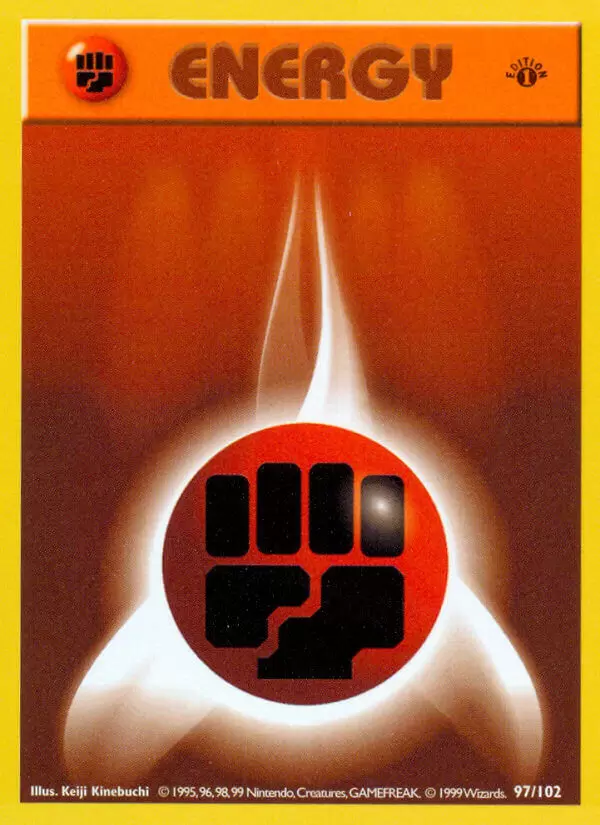 Base Set - Fighting Energy 1st Edition