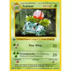 Ivysaur	 1st Edition
