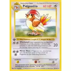 Pidgeotto 1st Edition