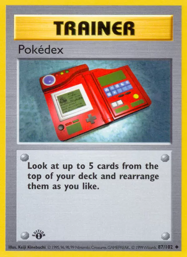 Base Set - Pokédex 1st Edition