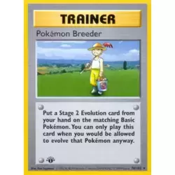 Pokémon Breeder 1st Edition