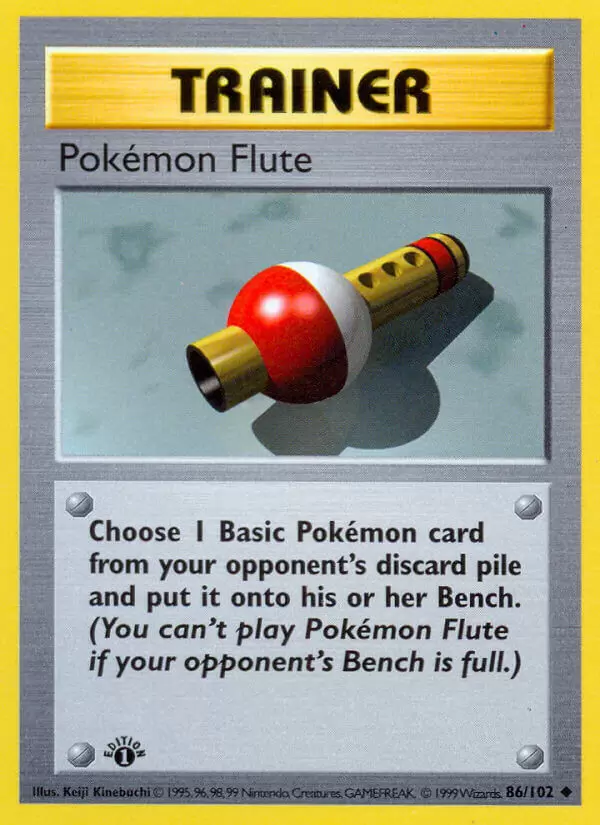 Base Set - Pokémon Flute 1st Edition