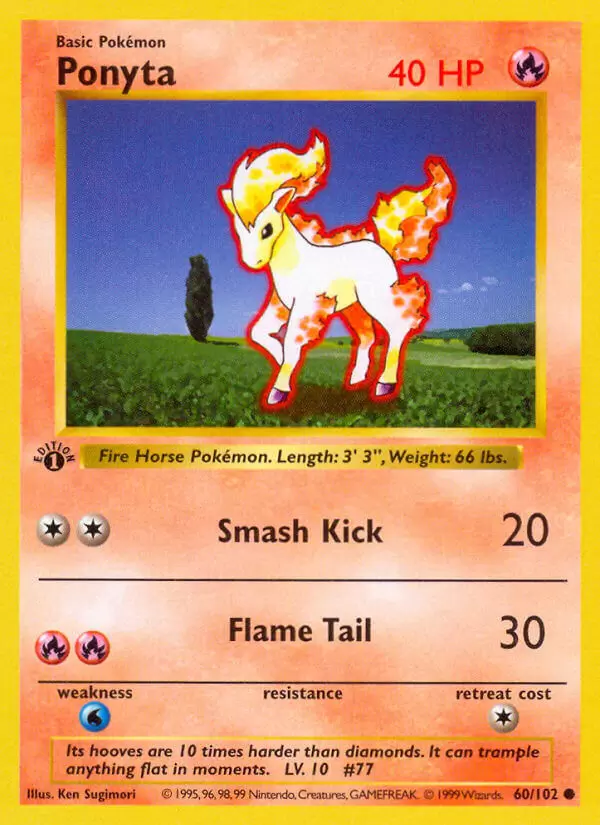 Album à 12 pages pour cartes Pokémon avec Ponyta
