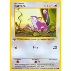 Rattata 1st Edition