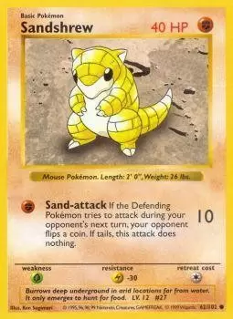 Base Set - Sandshrew