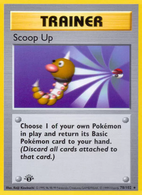 Base Set - Scoop Up 1st Edition