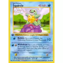 Squirtle 1st Edition