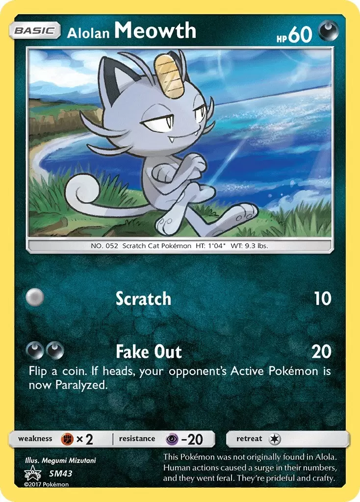 Sun & Moon Promos - Alolan Meowth
