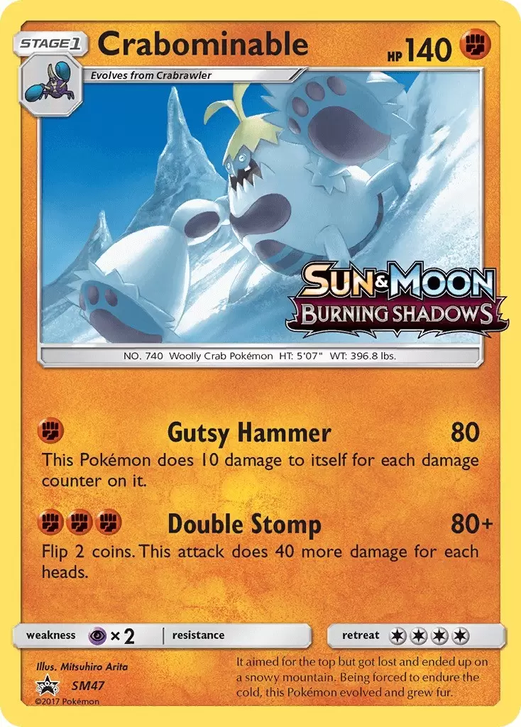 Sun & Moon Promos - Crabominable