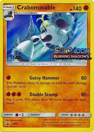 Sun & Moon Promos - Crabominable Staff