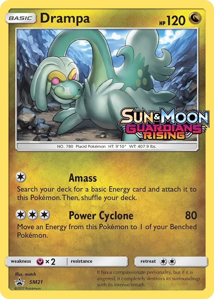Sun & Moon Promos - Drampa