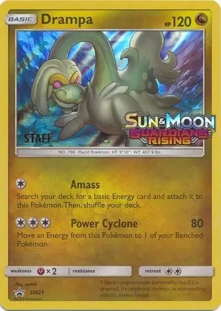 Sun & Moon Promos - Drampa Staff