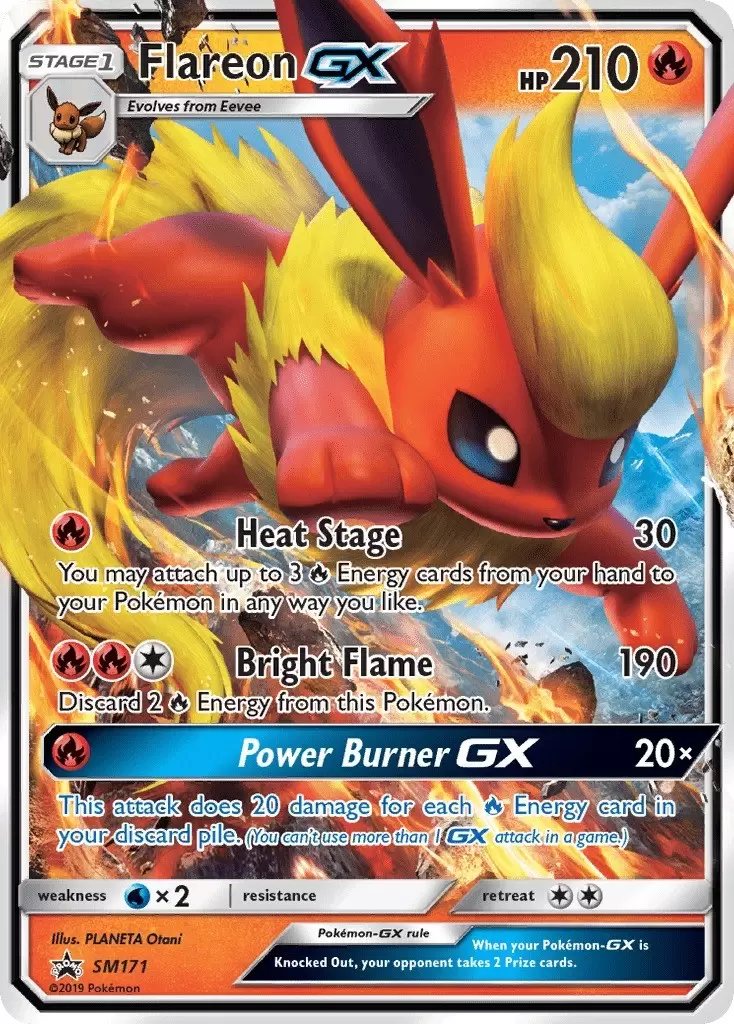 Sun & Moon Promos - Flareon GX