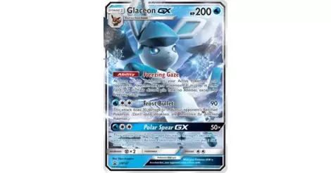 Details about   Glaceon GX SM147 NM Full Art Promo Pokémon Card 