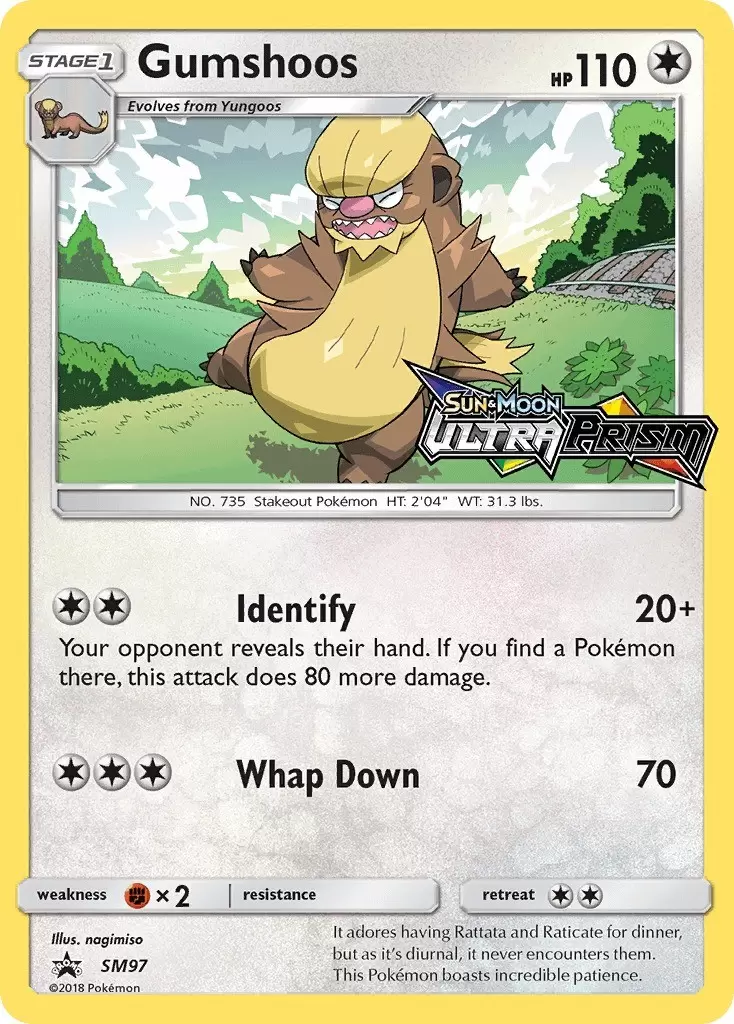 Sun & Moon Promos - Gumshoos