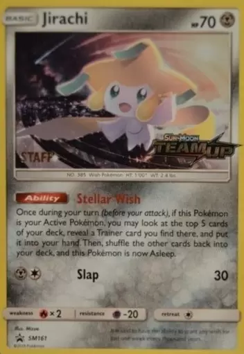 Sun & Moon Promos - Jirachi Staff