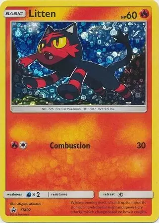 Sun & Moon Promos - Litten holo