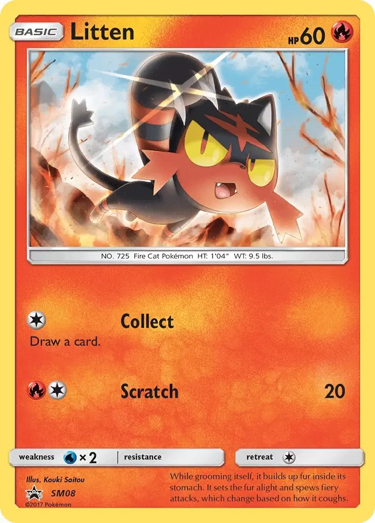 Sun & Moon Promos - Litten