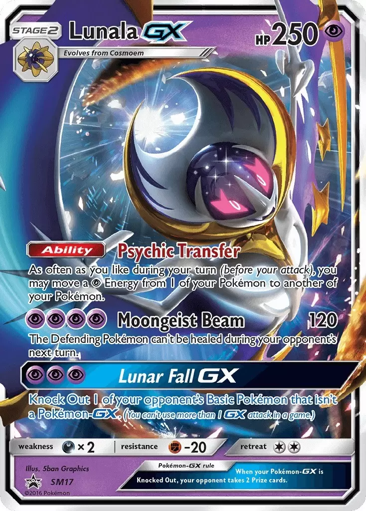Lunala GX - Jumbo - JUMBO Cards XXL Pokémon card SM103