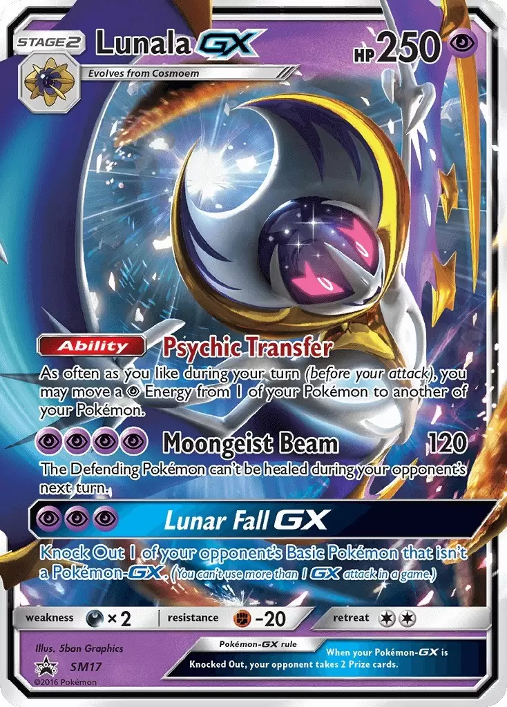 Sun & Moon Promos - Lunala GX