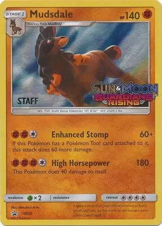 Sun & Moon Promos - Mudsdale Staff