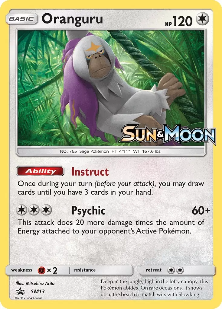 Sun & Moon Promos - Oranguru