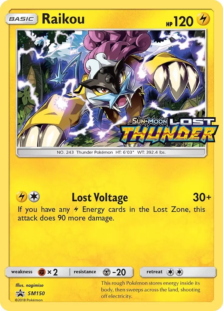 Sun & Moon Promos - Raikou