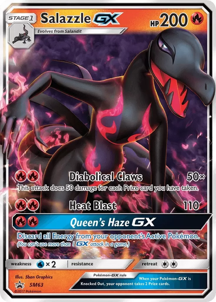 Sun & Moon Promos - Salazzle GX