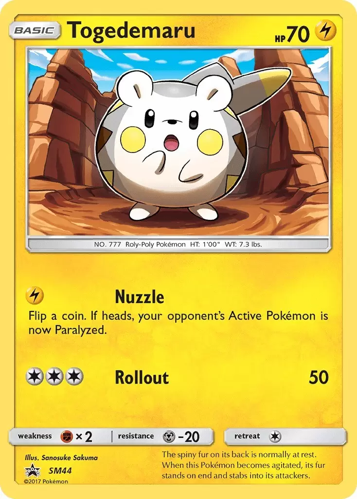 Sun & Moon Promos - Togedemaru