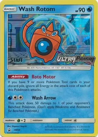 Sun & Moon Promos - Wash Rotom Staff