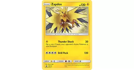 Pokemon TCG Zapdos SM145 PROMO CARD