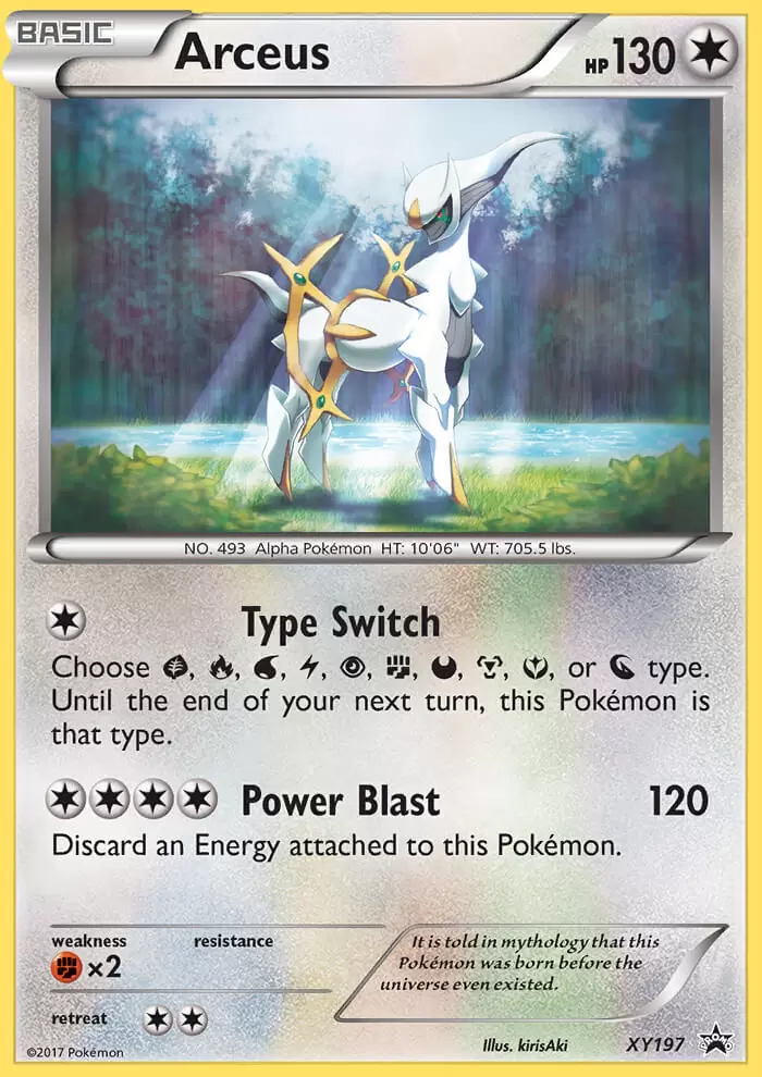 XY Promos - Arceus
