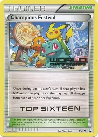 XY Promos - Champions Festival World Championships 2016 Top Sixteen