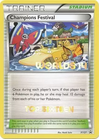 XY Promos - Champions Festival Worlds 14 Top Sixteen