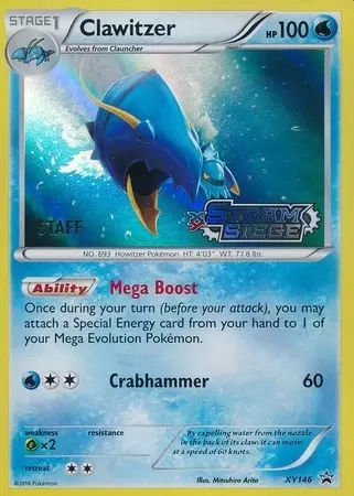 XY Promos - Clawitzer Staff